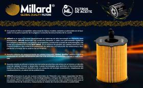 FILTRO DE ACEITE  MILLARD